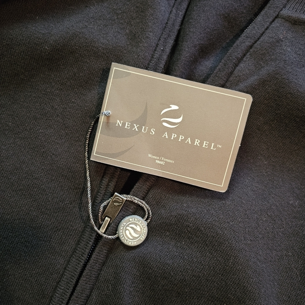 Nexus Zip-Up Knit Longsleeved Athletic Sweater (NWT) - Picture 5 of 6